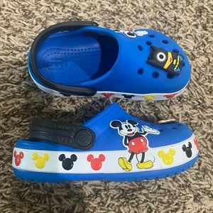 Mickey Mouse Crocs Shoes (size toddler 7)